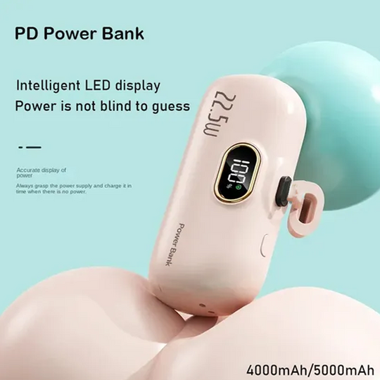 📱40% OFF! 5000mAh Mini Power Bank – Portable, Universal Compatibility 🔋🔌