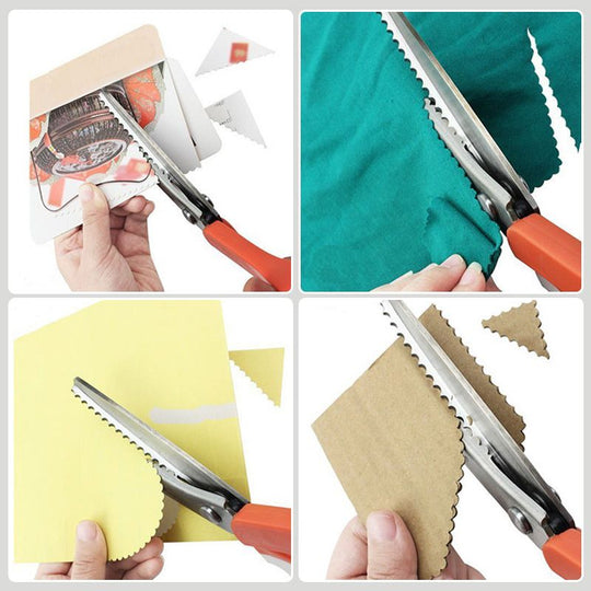 🧵 LIMITED TIME 40% OFF! Premium Stainless Steel Pinking Shears – Ergonomic Soft-Grip, Zigzag Cut ✂️
