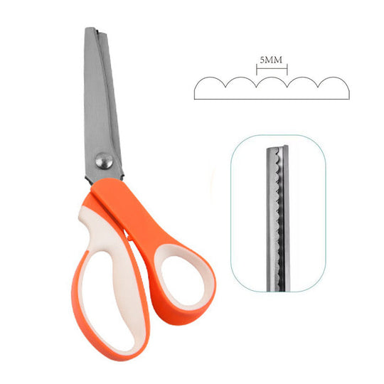 🧵 LIMITED TIME 40% OFF! Premium Stainless Steel Pinking Shears – Ergonomic Soft-Grip, Zigzag Cut ✂️