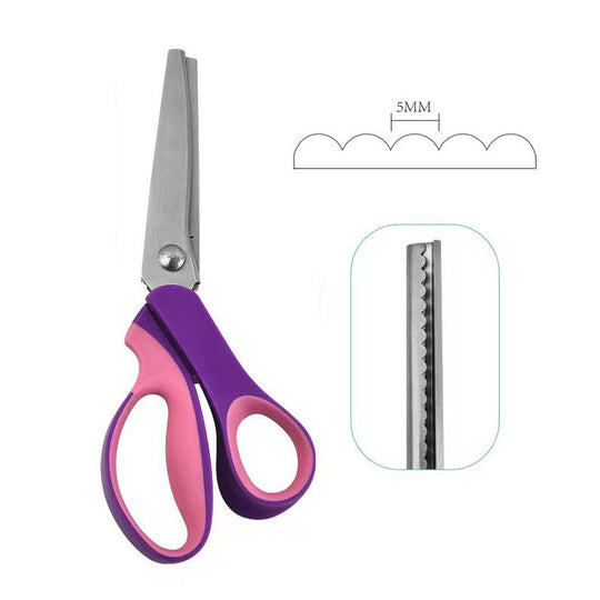 🧵 LIMITED TIME 40% OFF! Premium Stainless Steel Pinking Shears – Ergonomic Soft-Grip, Zigzag Cut ✂️
