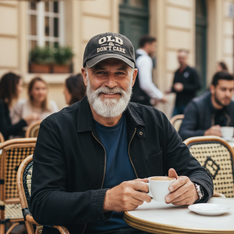 🖤2026 New Year · 40% OFF🖤Vintage Distressed “OLD & DON’T CARE” Cap