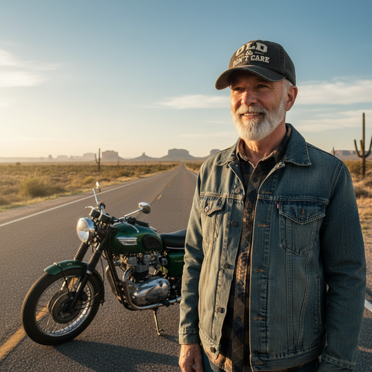 🖤2026 New Year · 40% OFF🖤Vintage Distressed “OLD & DON’T CARE” Cap