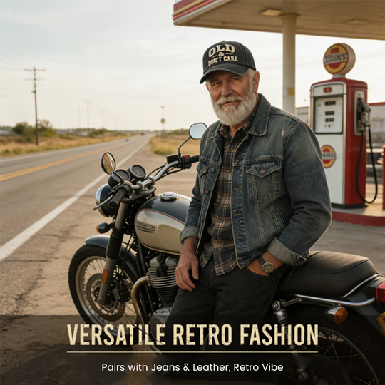 🖤2026 New Year · 40% OFF🖤Vintage Distressed “OLD & DON’T CARE” Cap