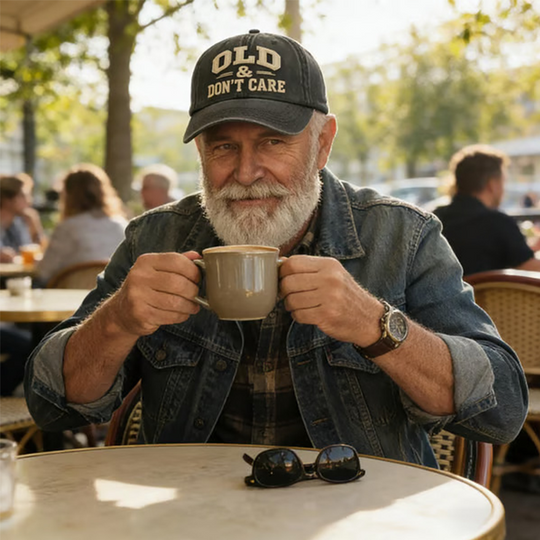 🖤2026 New Year · 40% OFF🖤Vintage Distressed “OLD & DON’T CARE” Cap