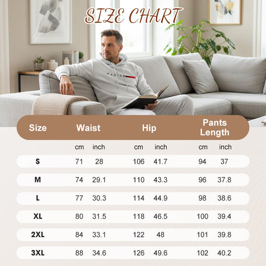 Men's Hooded Tracksuit Set