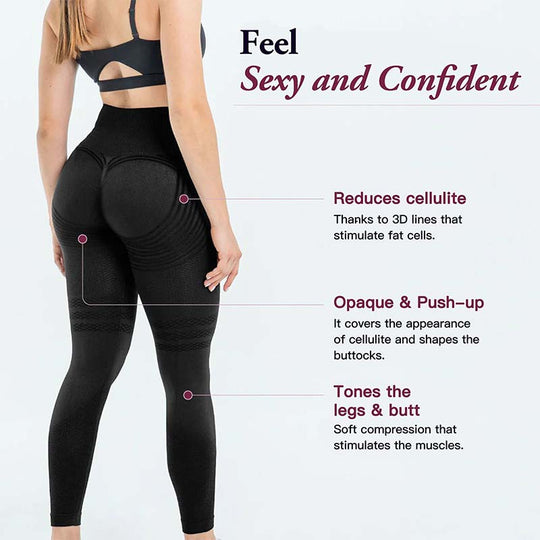 High-Waist Tummy Control & Butt Lifting POWERCELLS™ 3D Metabolic Booster Leggings