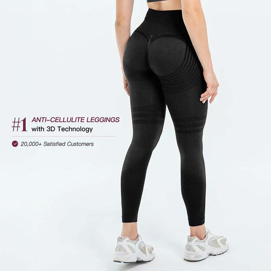 High-Waist Tummy Control & Butt Lifting POWERCELLS™ 3D Metabolic Booster Leggings