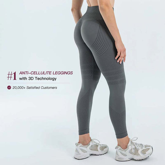 High-Waist Tummy Control & Butt Lifting POWERCELLS™ 3D Metabolic Booster Leggings