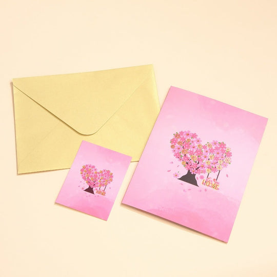 💝3D Valentine's Da Heart Tree Greeting Card✨