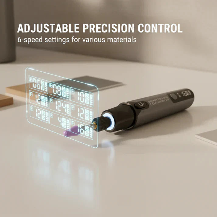 Portable electric polishing and grinding set