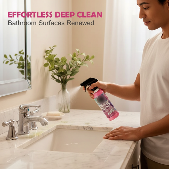 Multi-Surface Bathroom Cleaner – Removes Mold & Limescale, No Scrubbing & Fresh Scent ✨