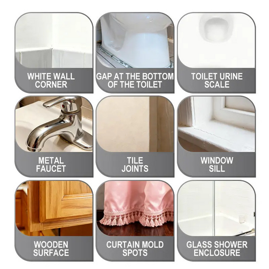 Multi-Surface Bathroom Cleaner – Removes Mold & Limescale, No Scrubbing & Fresh Scent ✨