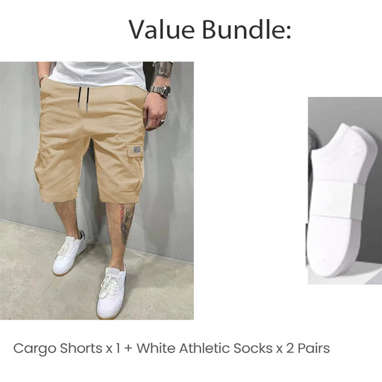 🥳2026 HOT SALE🥳💞50K+ SOLD!💥👴🩳  50% OFF! Lightweight Cargo Shorts – Breathable fabric, knee-length cut. Secure pockets for phone & keys. Comfortable all day long. ✅☀️