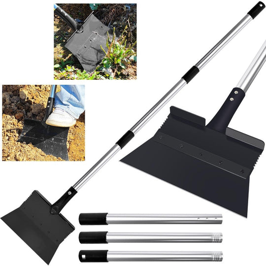 Multifunction Garden Flat Shovel for Weeding & Ice Removal
