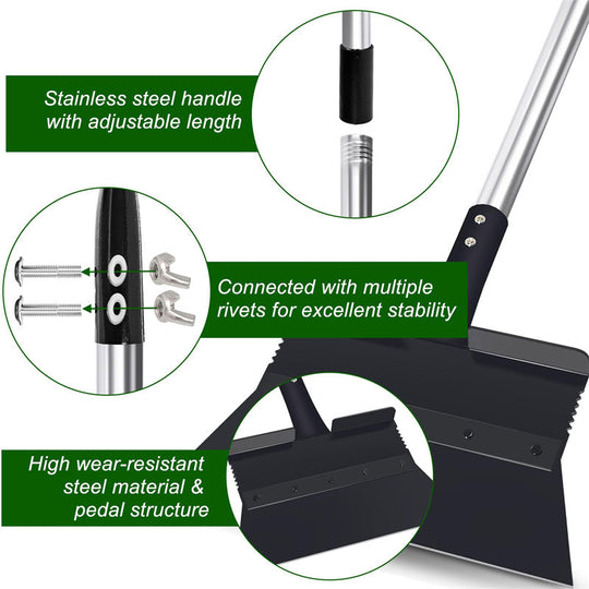 Multifunction Garden Flat Shovel for Weeding & Ice Removal