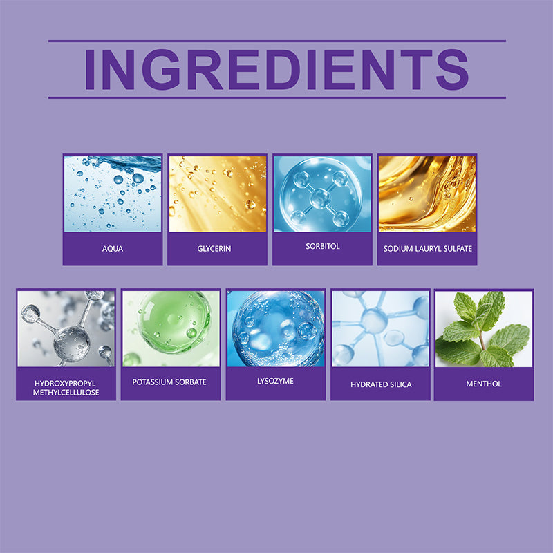 Lysozyme Purple Whitening Toothpaste