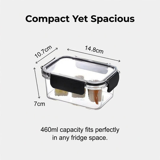 Leak-Proof Food Storage Container for Fridge