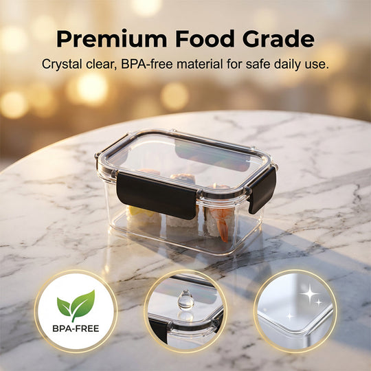 Leak-Proof Food Storage Container for Fridge