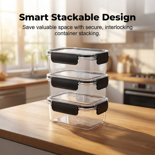 Leak-Proof Food Storage Container for Fridge