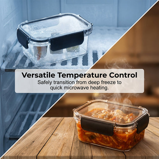 Leak-Proof Food Storage Container for Fridge