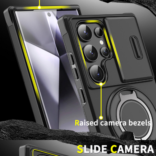 🥳2026 HOT SALE🥳💞50K+ SOLD!🎬🔥3-in-1 Magnetic Case for Samsung – Snap & Go Stand + Raised Camera Guard + Full Protection. Your all-in-one daily shield. 🛡️🧲