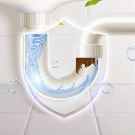 50% OFF Powerful Cleaning Effervescent Tablets for Pipe, Fast Dissolve Hair Grease Clogs, Deodorizing Antibacterial Pipe Cleaner for Sink Toilet Floor Drain