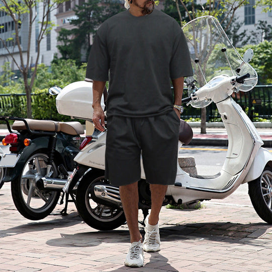 💎 50% ON SOLID SLEEVELESS SPORTS SETS! 💎 Moisture-Wicking Comfort, Loose Fit & Perfect for Gym to Street 🏃‍♂️👕