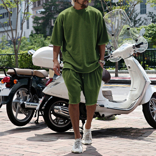 💎 50% ON SOLID SLEEVELESS SPORTS SETS! 💎 Moisture-Wicking Comfort, Loose Fit & Perfect for Gym to Street 🏃‍♂️👕