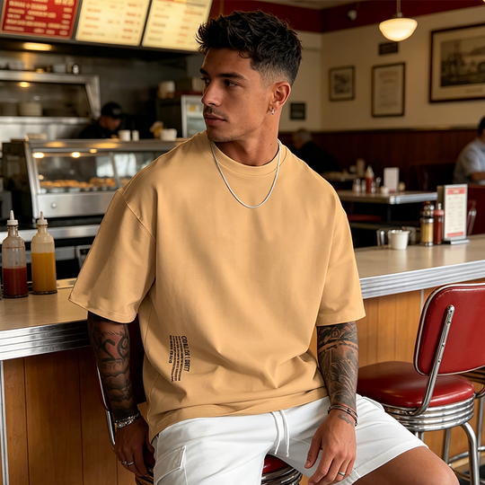 🥳SUMMER HOT SALE🥳Urban Cotton Blend Tee – From Day to Night