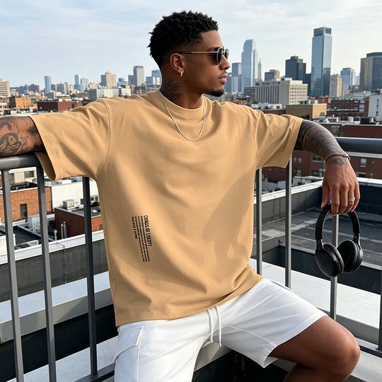 🥳SUMMER HOT SALE🥳Urban Cotton Blend Tee – From Day to Night