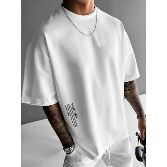 🥳SUMMER HOT SALE🥳Urban Cotton Blend Tee – From Day to Night
