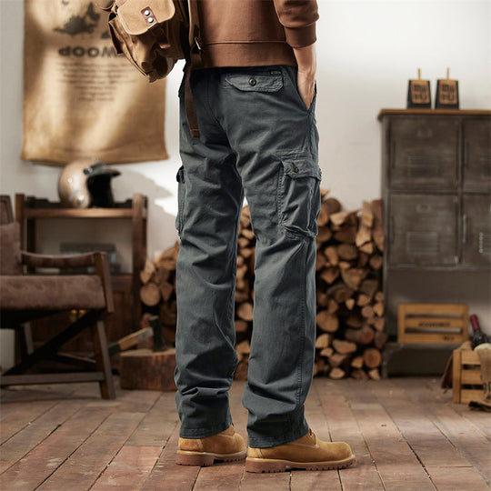👖 40% OFF NOW! 🛠️ Men's Cotton Cargo Tactical Pants – Multi-Pocket, Reinforced Construction & Adjustable Waist
