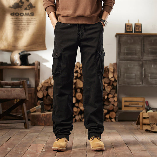 👖 40% OFF NOW! 🛠️ Men's Cotton Cargo Tactical Pants – Multi-Pocket, Reinforced Construction & Adjustable Waist