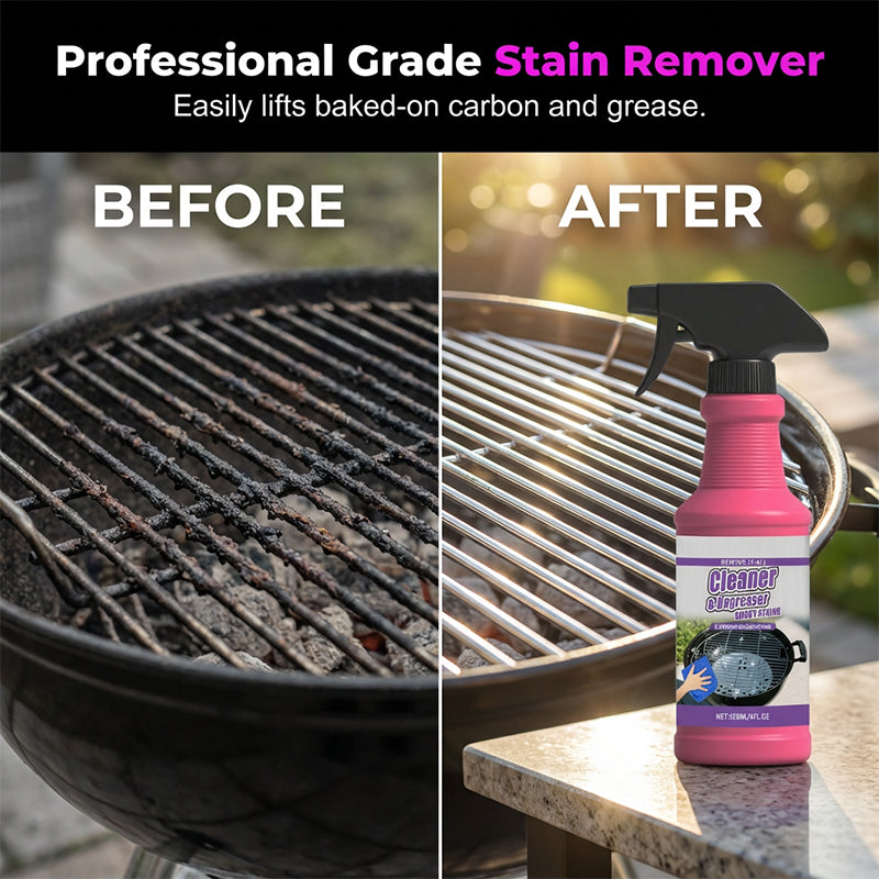 🍢💦Fast-Acting Heavy-Duty Grill Degreaser Spray