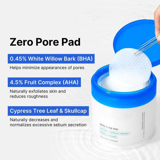 Zero Pore Pad - Pore Minimization & Sebum Control