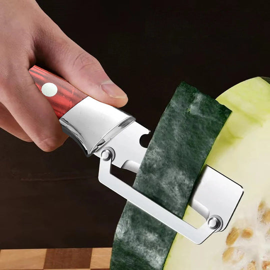📢📢40% OFF !! ⏰ Thickened Stainless Steel Multi-Peeler – Heavy-Duty, Wide Blade, Bottle Opener 🍺