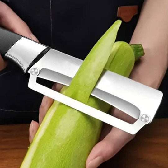 📢📢40% OFF !! ⏰ Thickened Stainless Steel Multi-Peeler – Heavy-Duty, Wide Blade, Bottle Opener 🍺