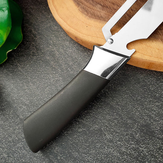 📢📢40% OFF !! ⏰ Thickened Stainless Steel Multi-Peeler – Heavy-Duty, Wide Blade, Bottle Opener 🍺
