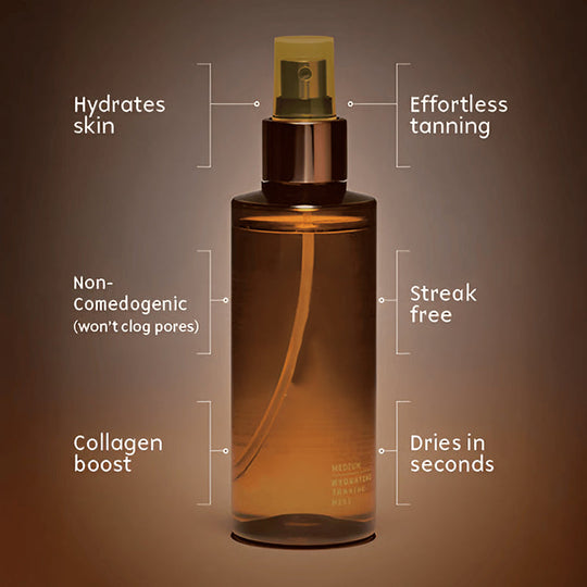 Hydrating Self-Tanning Mist for a Natural Glow