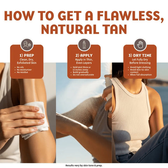 Hydrating Self-Tanning Mist for a Natural Glow