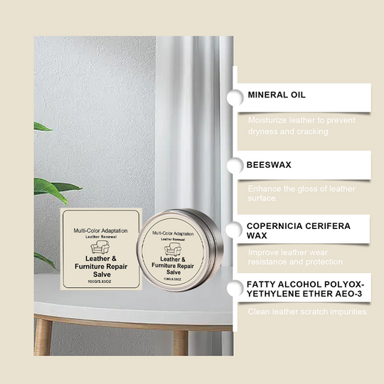 📢📢Limited time Buy 2 Get 1 Free!⏰Leather Recoloring Balm & Color Restorer