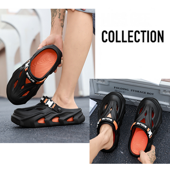Men's Thick-Soled Platform Clogs