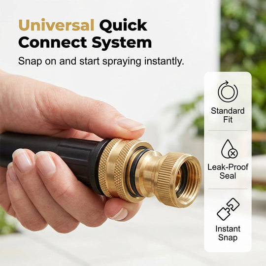 🚀HOT SALE 40% OFF - High-Pressure Direct Spray Water Nozzle - Wash at Home, Save Big! 🔥💦