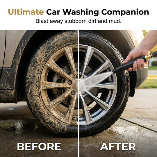 🚀HOT SALE 40% OFF - High-Pressure Direct Spray Water Nozzle - Wash at Home, Save Big! 🔥💦