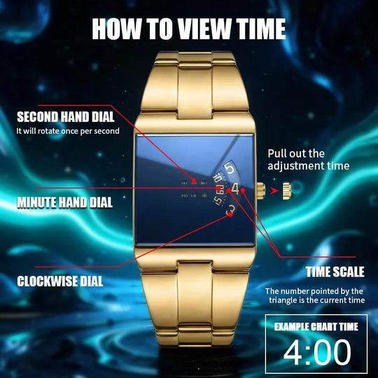 🏆 LIMITED-TIME 50% OFF! ⌚ Men's Square Quartz Watch – modern case, stainless steel band & waterproof. Versatile for everyday & business! 💼