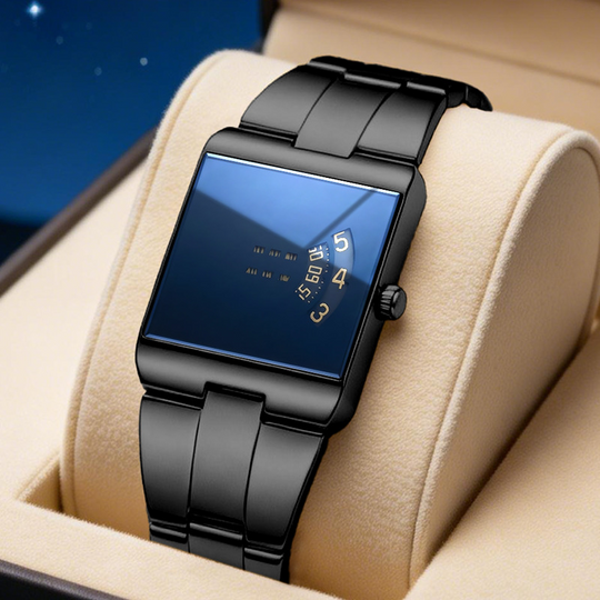 🏆 LIMITED-TIME 50% OFF! ⌚ Men's Square Quartz Watch – modern case, stainless steel band & waterproof. Versatile for everyday & business! 💼