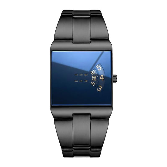 🏆 LIMITED-TIME 50% OFF! ⌚ Men's Square Quartz Watch – modern case, stainless steel band & waterproof. Versatile for everyday & business! 💼