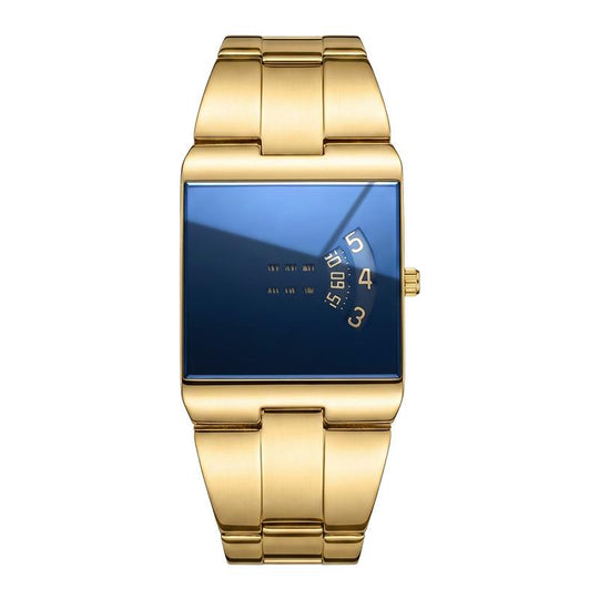 🏆 LIMITED-TIME 50% OFF! ⌚ Men's Square Quartz Watch – modern case, stainless steel band & waterproof. Versatile for everyday & business! 💼