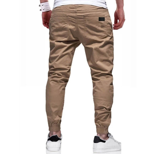 👖 50% OFF NOW! 🏃 Men's Casual Joggers – Drawstring Elastic Waist, Slim Fit & High Stretch – Perfect for All Seasons 🌧️