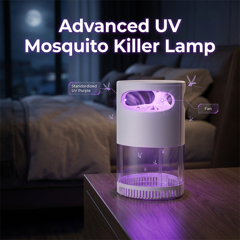 🦟50K+ sold!  UV Mosquito Killer Lamp – quiet, USB, chemical-free